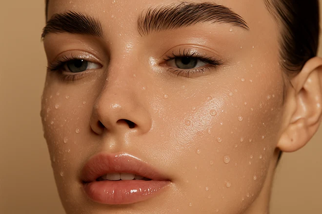 dewy brow gel glam close-up - 111