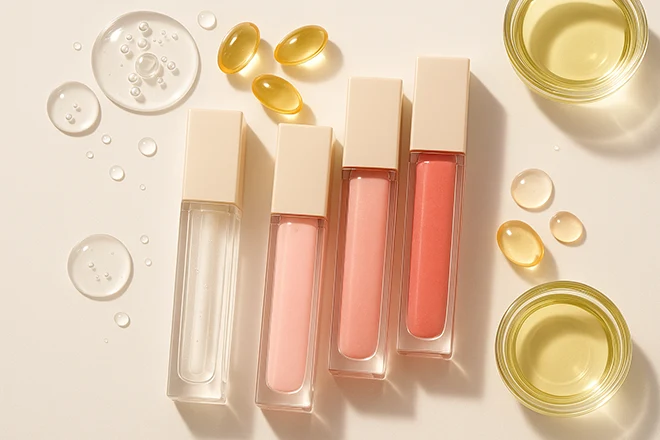luxury skincare lip gloss display - 111